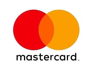 Mastercard logo with overlapping red and yellow circles.